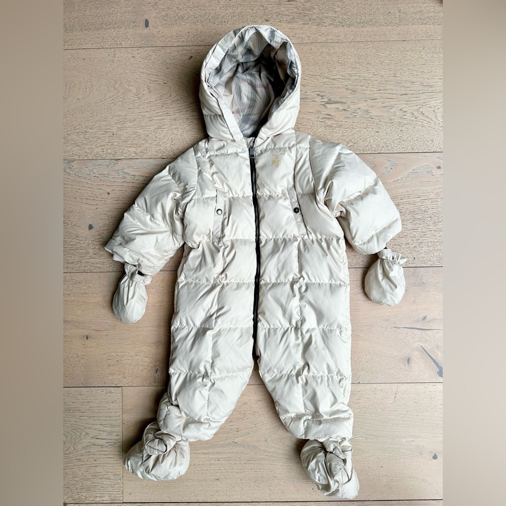 Burberry Cream Snow Suit